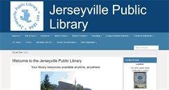 Desktop Screenshot of jerseyvillelibrary.org
